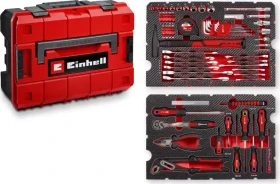 Einhell E-Case Universal Handwerkzeugset inkl. Koffer, 80-tlg.