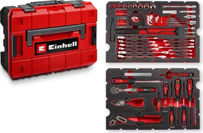 Einhell E-Case Universal Handwerkzeugset inkl. Koffer, 80-tlg.