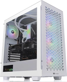 Thermaltake V350 TG ARGB Air Snow Edition, weiß, Glasfenster (CA-1S3-00M6WN-03)