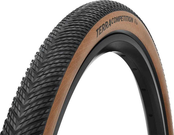 Continental Terra Competition 700x35C Trail Casing Grip Compound Reifen schwarz/transparent