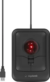 KeySonic KSM-4006-UT Trackball Mouse schwarz, USB-A