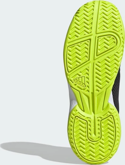adidas Courtflash carbon/iron metallic/lucid lemon (Junior)