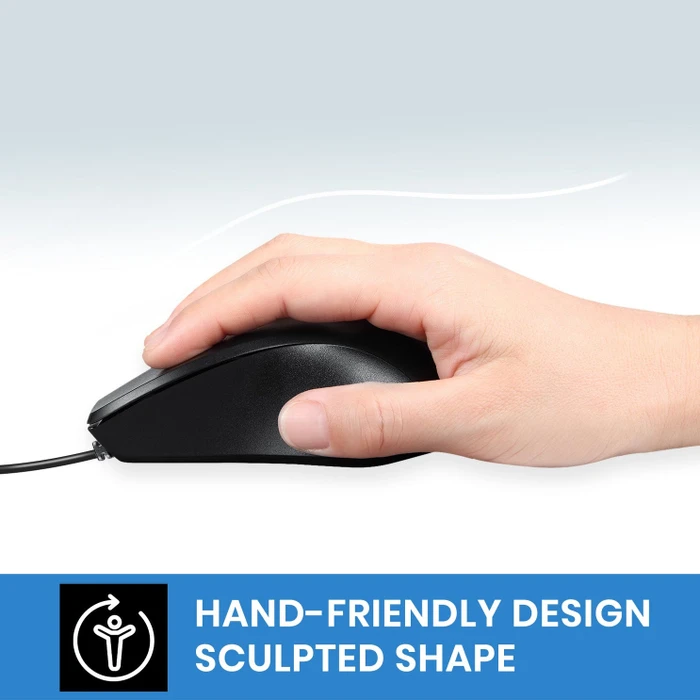 Perixx PERIMICE-221C Silent Ergonomic Mouse, schwarz, USB-C