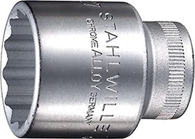 Stahlwille 50 Außenzwölfkant Steckschlüssel 1/2", 23x42mm