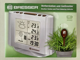 Bresser Wetterstation und Gießmelder Funkwetterstation, digital