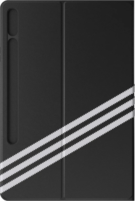 Samsung GP-FBX810 adidas Originals 3-stripes Booklet Cover für Galaxy Tab S9+ / S9 FE+ / S10+, Black
