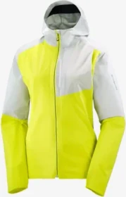 Salomon Bonatti Trail Funktionsjacke sulphur spring/gray violet (Damen)