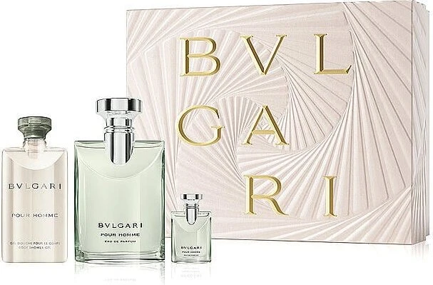 Bvlgari pour Homme EdP 100ml + EdP 5ml + Duschgel 75ml Duftset
