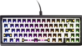 Ducky Tinker 65 Barebone Gaming-Tastatur, schwarz/weiß, ANSI