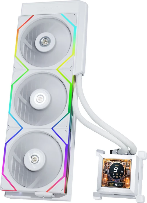 Lian Li HydroShift LCD 360TL, weiß