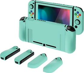 PlayVital Dockable Hartschalen-Schutzhülle Cover nebelgrün (Switch)