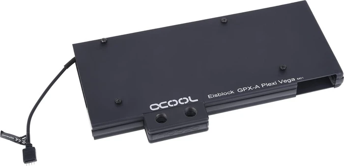 Alphacool Eisblock GPX-A Acryl AMD RX Vega M01 mit Backplate, schwarz