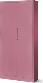 Jan Nowak C001H Flügeltürenschrank, rosa/rosa, Aktenschrank