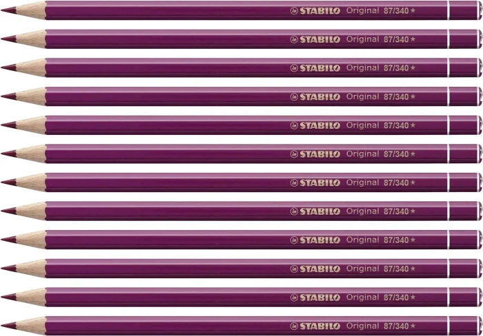 STABILO Original Buntstift rotviolett, 12er-Pack