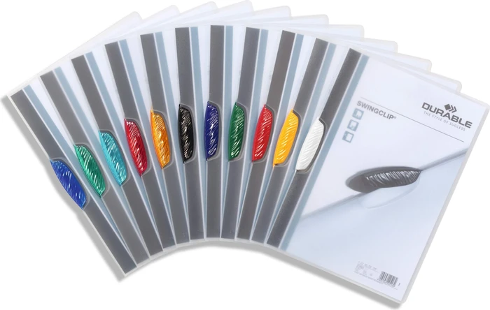 Durable Swingclip Klemmmappe, A4, blau/transparent