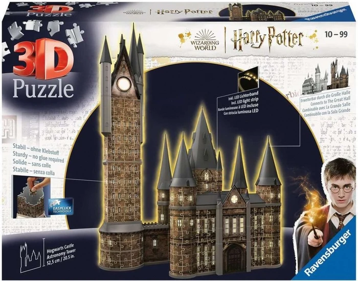 Ravensburger Puzzle Hogwarts Castle Astronomy Tower Night Edition