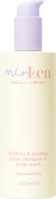 Weleda minLen Madeleine x Weleda Bubbles & Puddles Baby Shampoo & Body Wash, 300ml