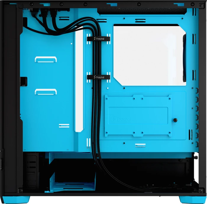 Fractal Design Pop Air RGB Cyan Core TG Clear Tint, Glasfenster