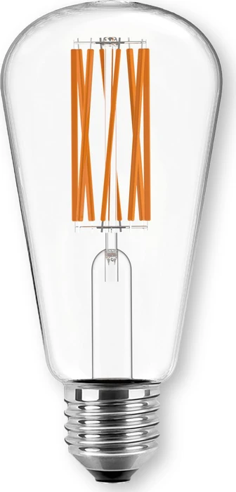 Blulaxa Filament LED Edison Birne E27 3.8W/830
