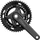 Shimano CUES FC-U6030-2 46/32 Zähne Kurbelgarnitur 165mm schwarz (EFCU60302AX62)