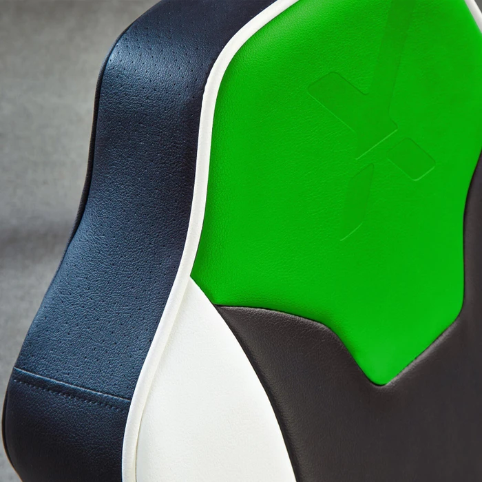 X Rocker Shadow 2.0 Audio Floor Rocker Gaming-Bodensessel für Kinder/Jugendliche, schwarz/grün
