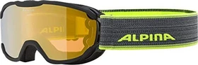 Alpina Pheos Q-Lite black-neon matt/mirror gold (Junior)