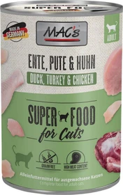 MAC's Cat Ente Pute und Huhn Adult, 2.40kg (6x 400g)