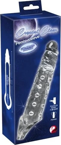 You2Toys Crystal Skin Penisverlängerung mit Hodenring