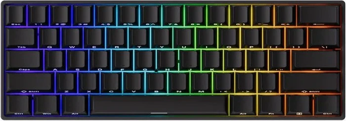 Akko MonsGeek FUN60 Pro HE, schwarz, LEDs RGB, hot-swap, Akko Glare Magnetic, USB, US