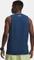Under Armour Tech Funktionsshirt ärmellos wham blue/white (Herren) Vorschaubild
