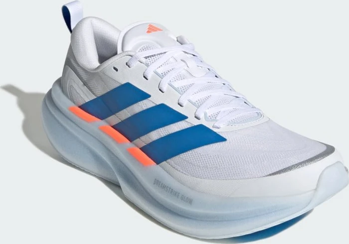 adidas Supernova Glide cloud white/ray blue/lucid orange (Herren)