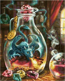 Schipper Arts & Crafts Malen nach Zahlen Der Drache