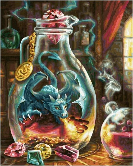 Schipper Arts & Crafts Malen nach Zahlen Der Drache
