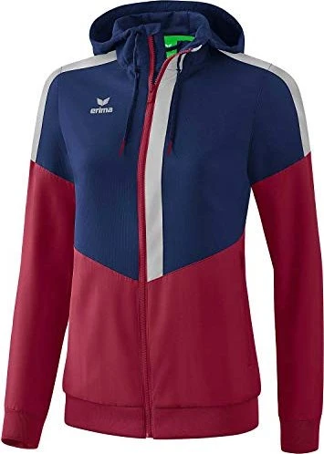 Erima Squad Tracktop Trainingsjacke new navy/bordeaux/silver grey (Damen)