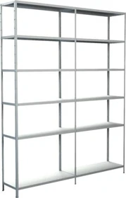 Schulte Lagertechnik PowerMAX Schwerlastregal 180x230x35cm weiß