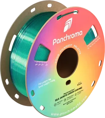 Polymaker Panchroma Dual Silk PLA, Jadeite (Green-Chrome), Spule, 1.75mm, 1.00kg