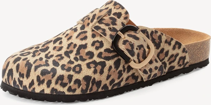 Tamaris Lederpantolette braun (Damen)