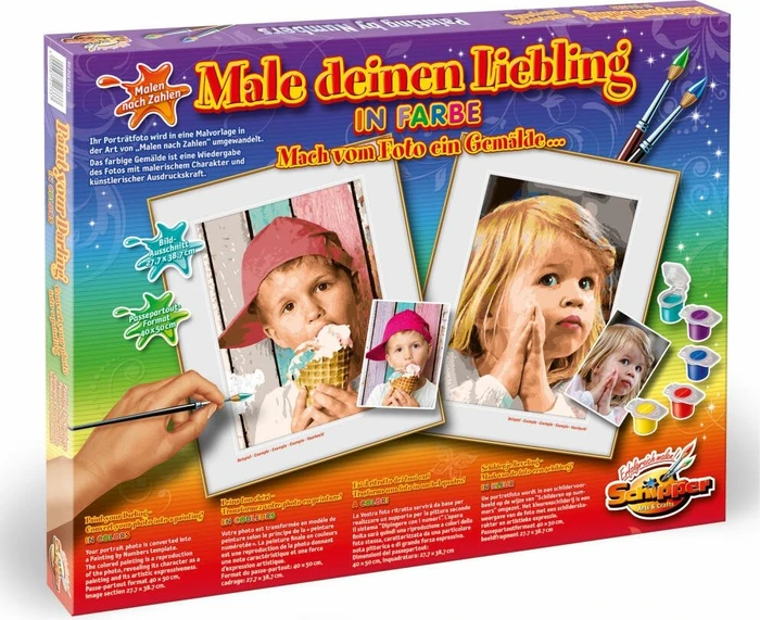 Schipper Arts & Crafts Malen nach Zahlen Male deinen Liebling in Farbe