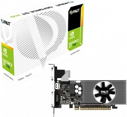 Palit GeForce GT 740, 1GB DDR3, VGA, DVI, HDMI
