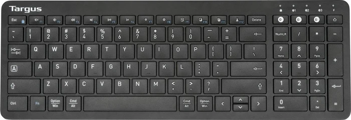 Targus KB863 Midsize Multi-Device Antimicrobial Keyboard, Bluetooth, US