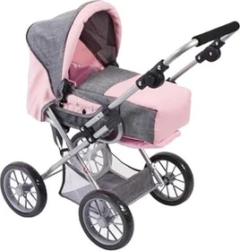 Bayer Chic 2000 Leni 2in1 Kombipuppenwagen melange grau/rosa