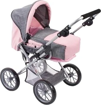 Bayer Chic 2000 Leni 2in1 Kombipuppenwagen melange grau/rosa