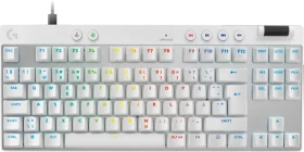 Logitech G PRO X TKL Rapid, weiß/silber, Magnetic Analog, USB, ND (920-013287)