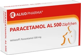 Aliud Paracetamol AL 500 Suppositorien, 10 Stück