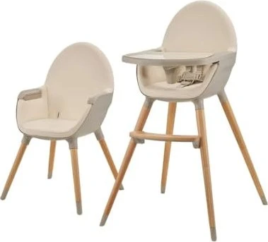 Kinderkraft Fini 2 Hochstuhl 2in1 beige