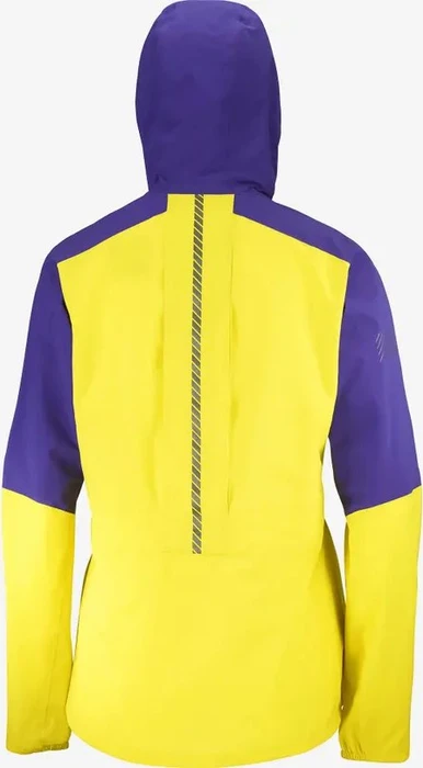 Salomon Bonatti Trail Funktionsjacke empire yellow/deep blue (Damen)