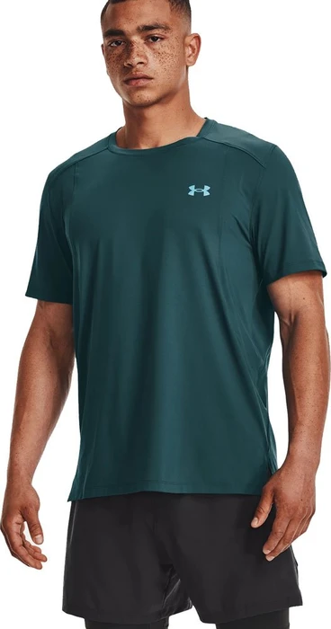Under Armour Iso-Chill Run Laser Laufshirt kurzarm tourmaline teal/reflective (Herren)