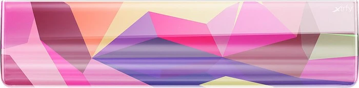 Cherry Xtrfy WR5 Litus Pink Compact Wrist Rest, transparent/violett/orange/rosa