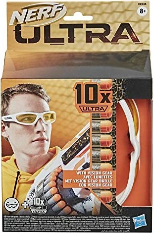 Hasbro Nerf Ultra Vision Gear Brille und 10 Nerf Ultra Darts