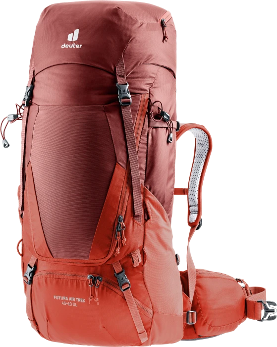 Deuter Futura Air Trek 45+10 SL redwood/lava (Damen)